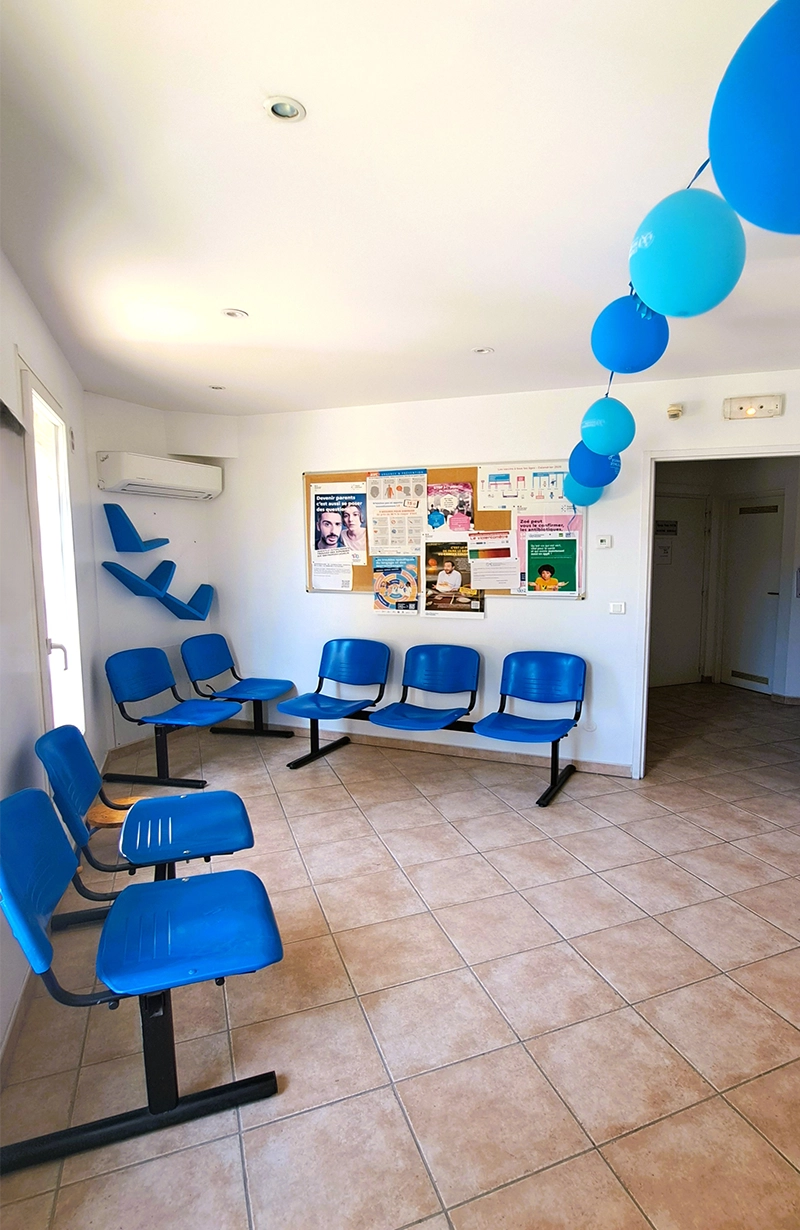 Salle d'attente MSP Riez